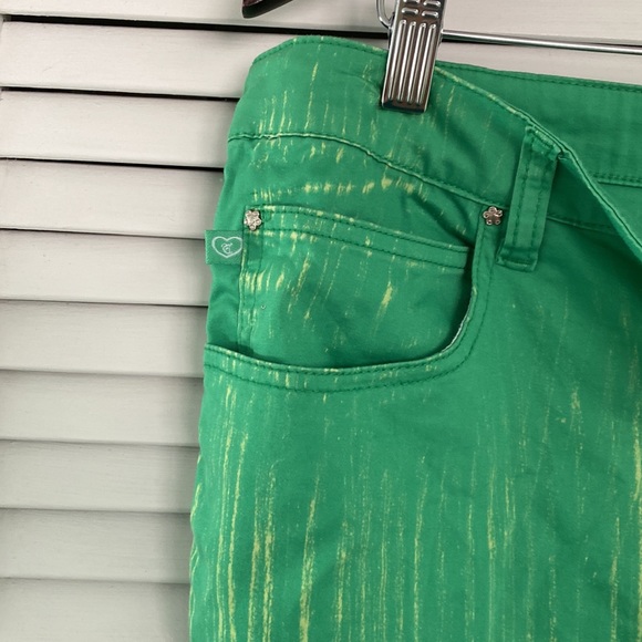 Crest Jeans. Green with Yellow stripes. Size13/14 - Picture 8 of 10